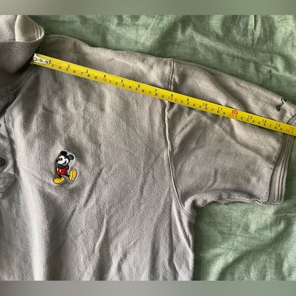 Walt Disney World Mickey Mouse Embroidery Men’s Large Gray Polo - Picture 4 of 5